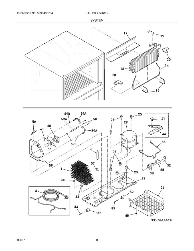 Diagram for FRT21HC5DWB