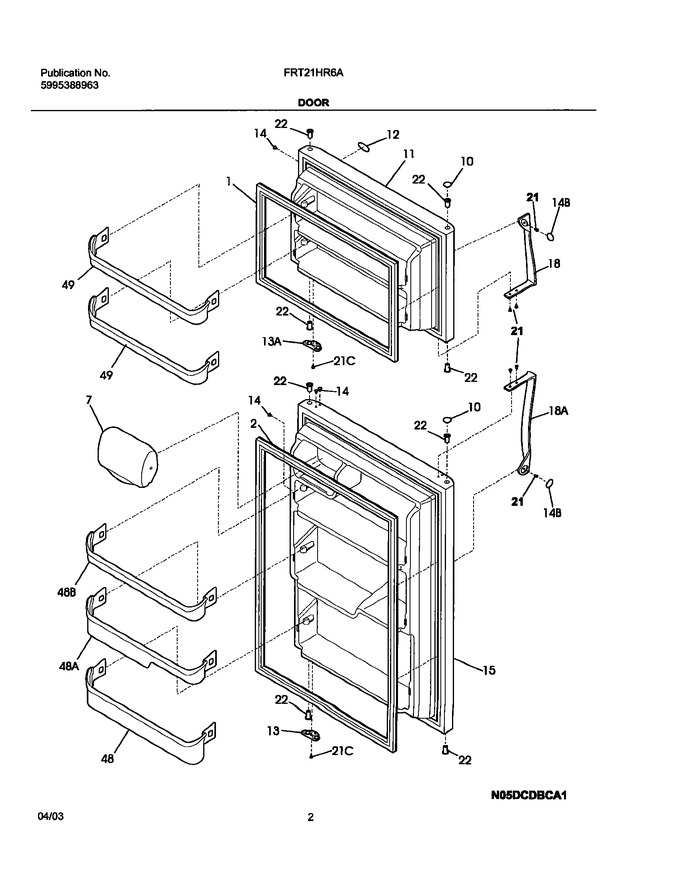 Diagram for FRT21HR6AB4