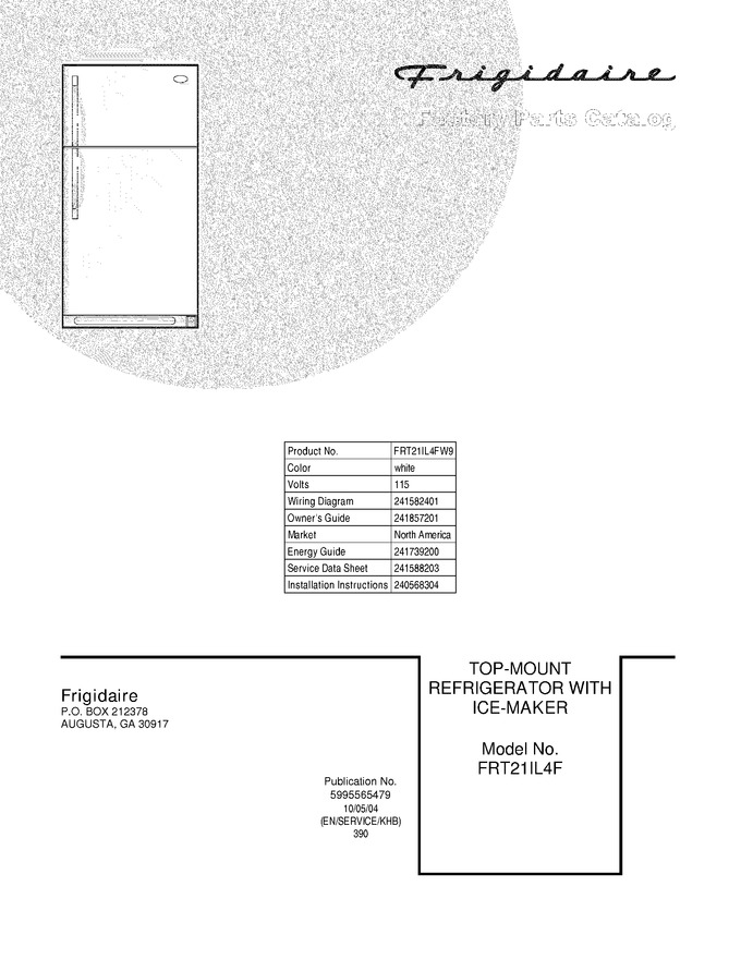 Diagram for FRT21IL4FW9