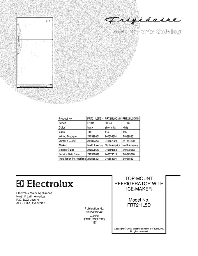 Diagram for FRT21IL5DWH