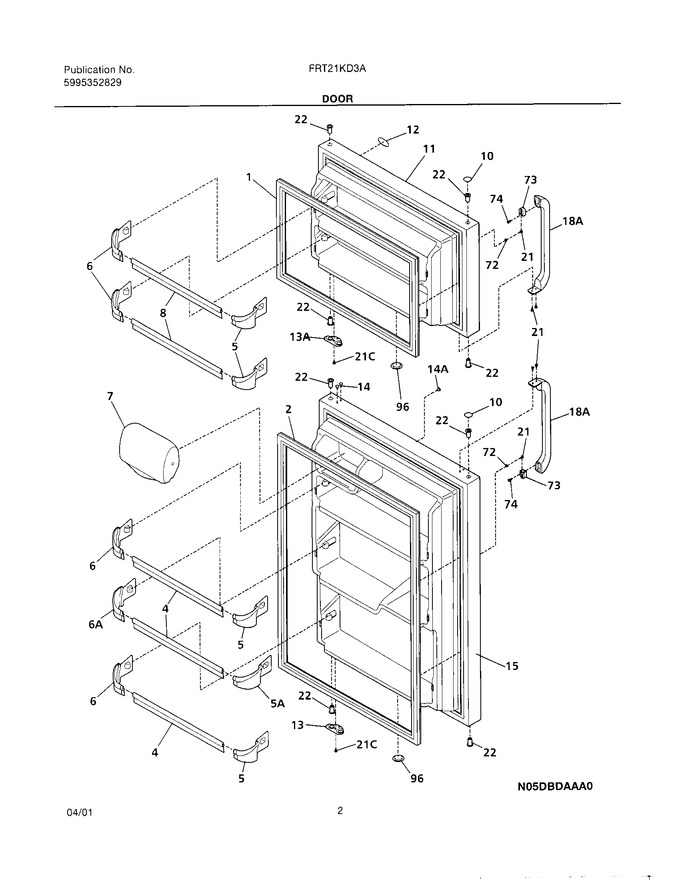 Diagram for FRT21KD3AW0
