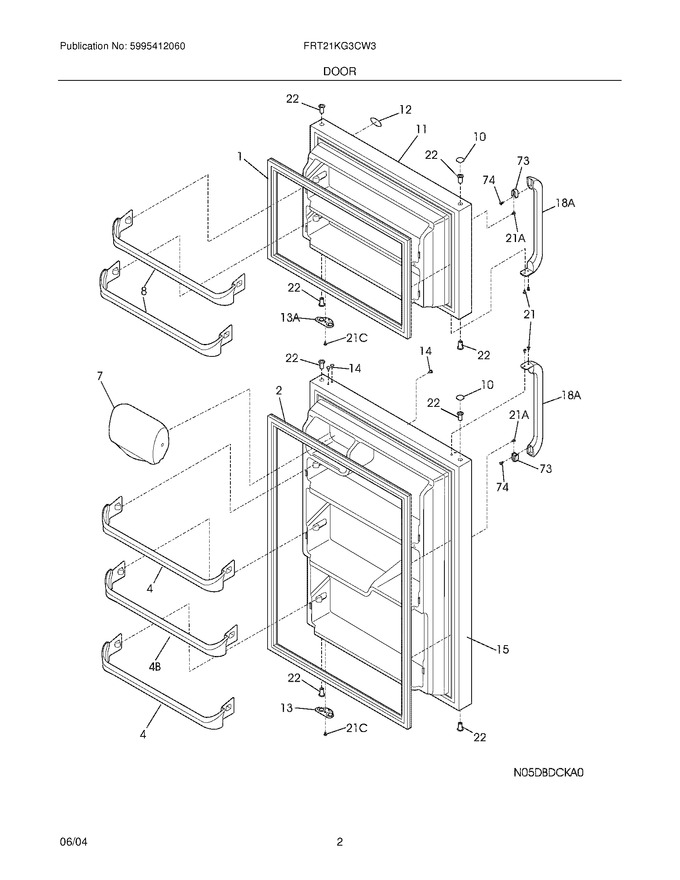 Diagram for FRT21KG3CW3