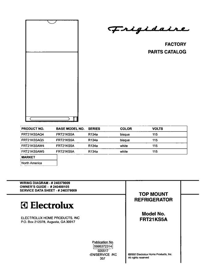 Diagram for FRT21KS5AQ5
