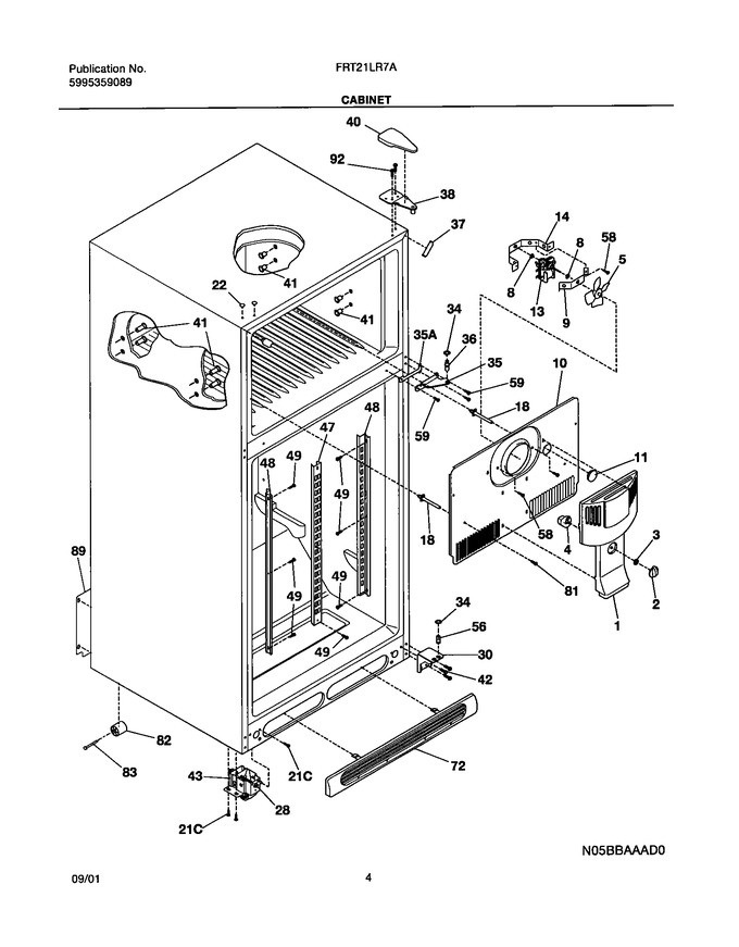 Diagram for FRT21LR7AB1