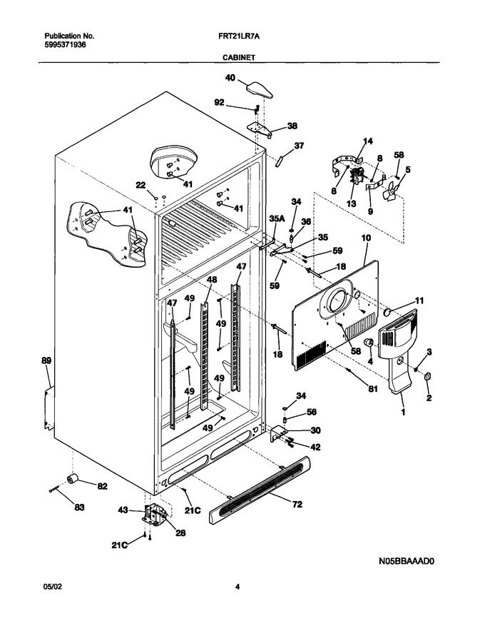 Diagram for FRT21LR7AW6