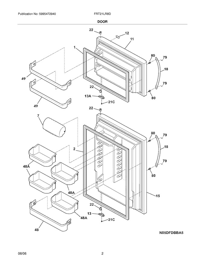 Diagram for FRT21LR8DSA