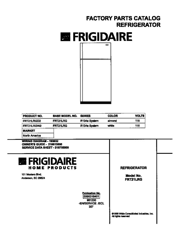 Diagram for FRT21LRGW2