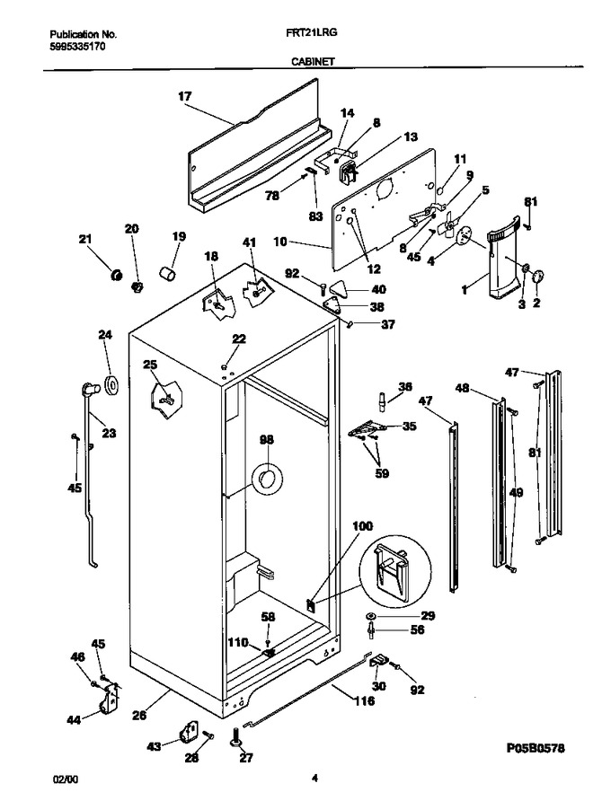 Diagram for FRT21LRGW5