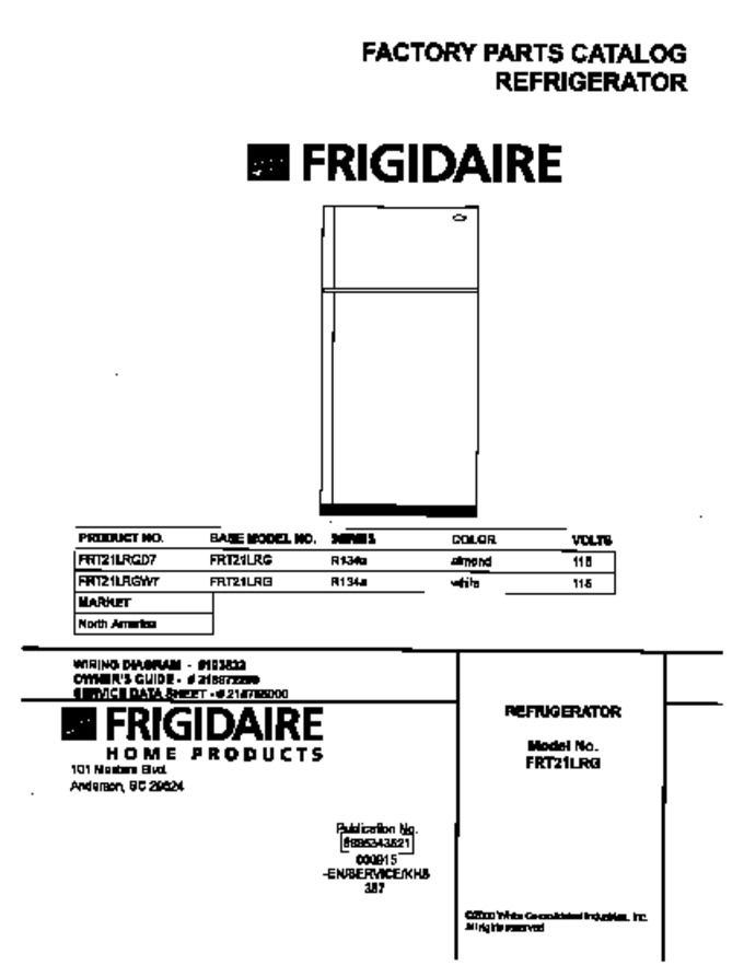 Diagram for FRT21LRGD7