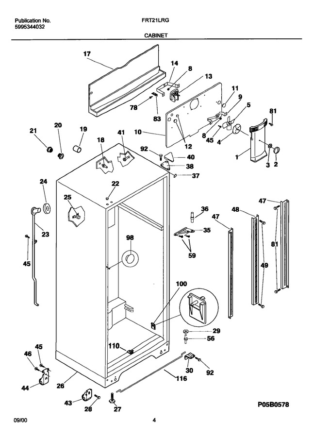 Diagram for FRT21LRGW8