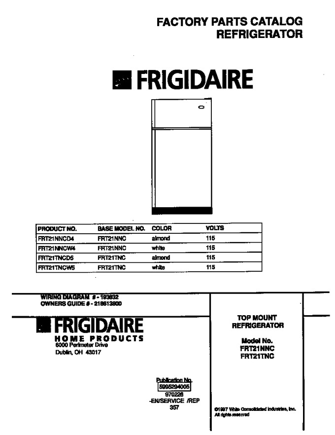 Diagram for FRT21TNCW5