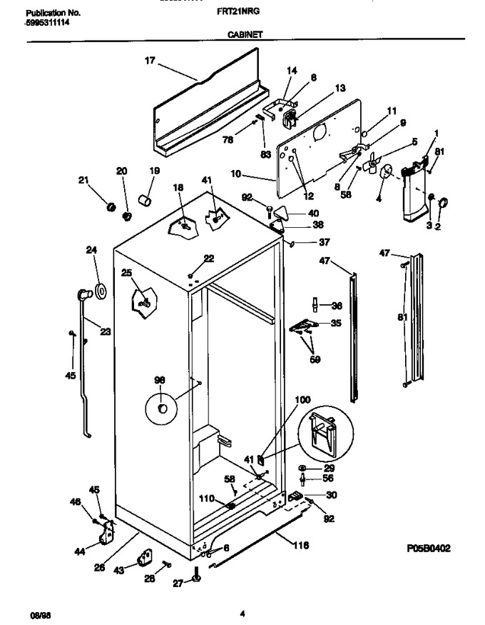 Diagram for FRT21NRGW1