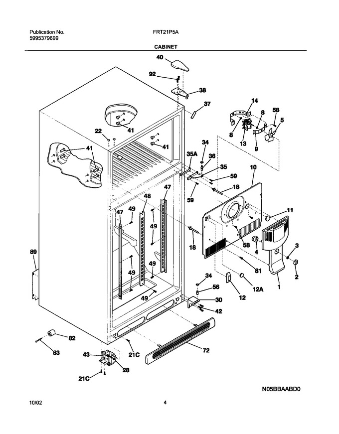 Diagram for FRT21P5AW7