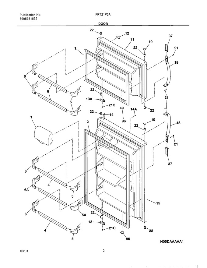 Diagram for FRT21P5AW1