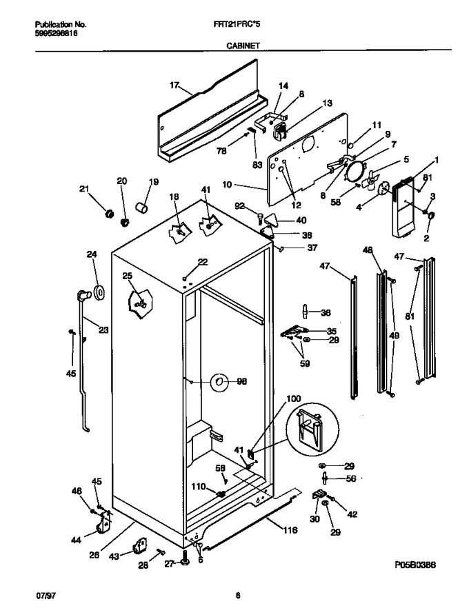 Diagram for FRT21PRCW5