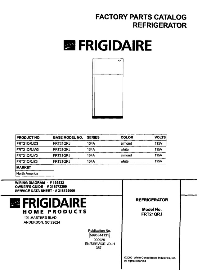 Diagram for FRT21QRJY3