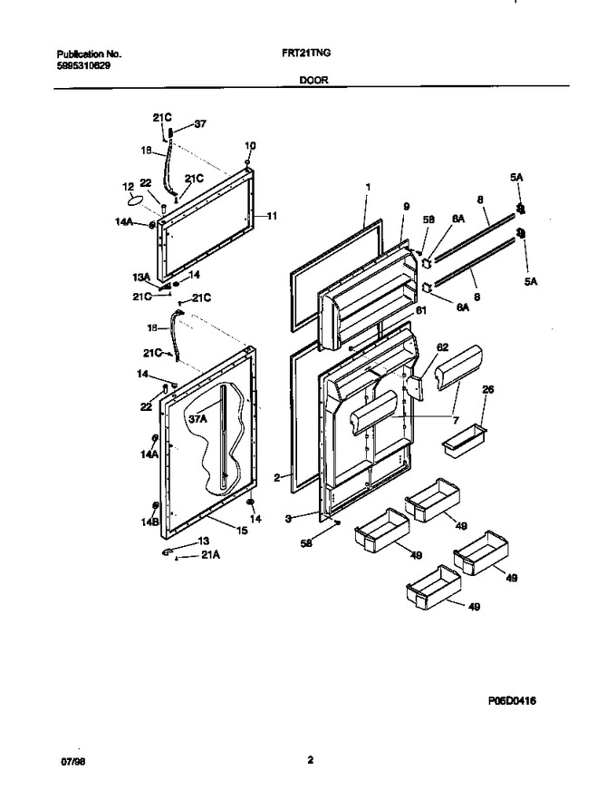 Diagram for FRT21TNGW0