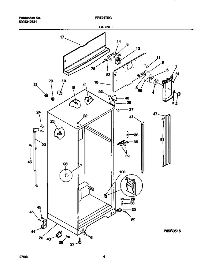 Diagram for FRT21TSGW0
