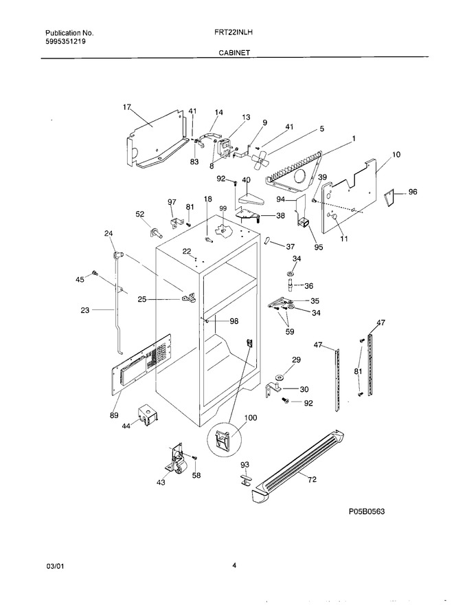 Diagram for FRT22INLHB5