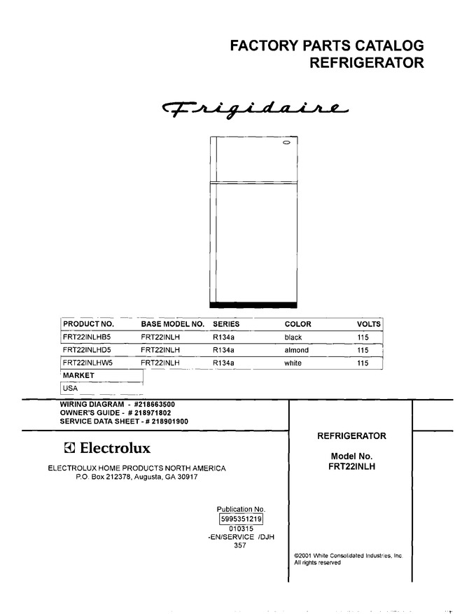 Diagram for FRT22INLHB5