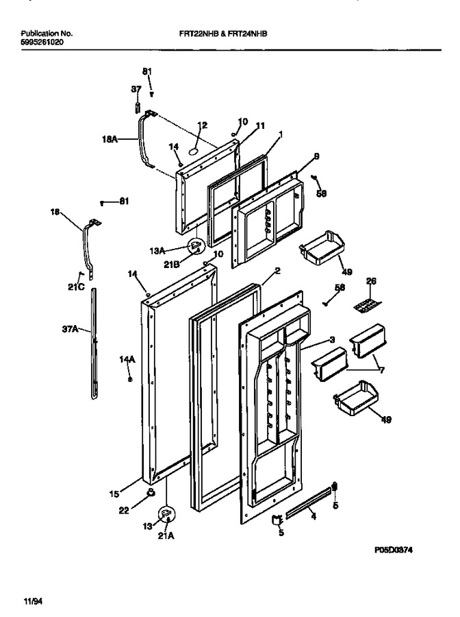 Diagram for FRT24NHBW1