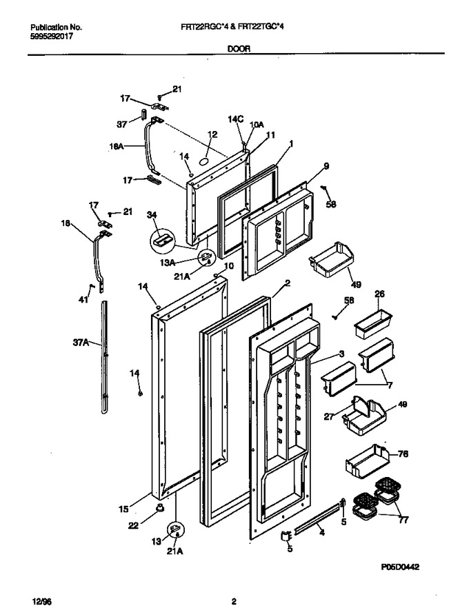 Diagram for FRT22RGCW4