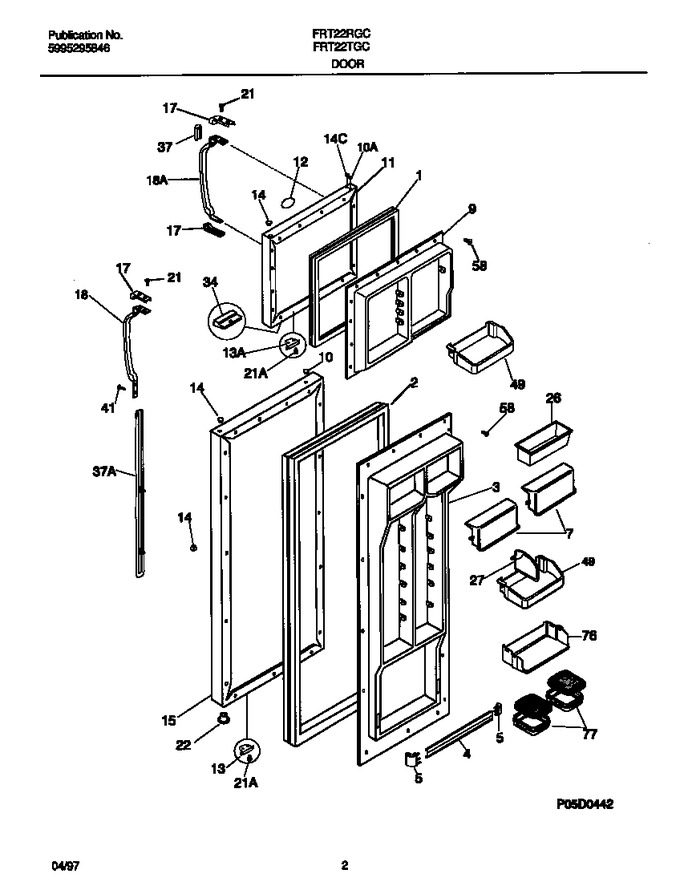 Diagram for FRT22RGCW5