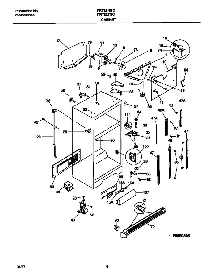 Diagram for FRT22RGCB5