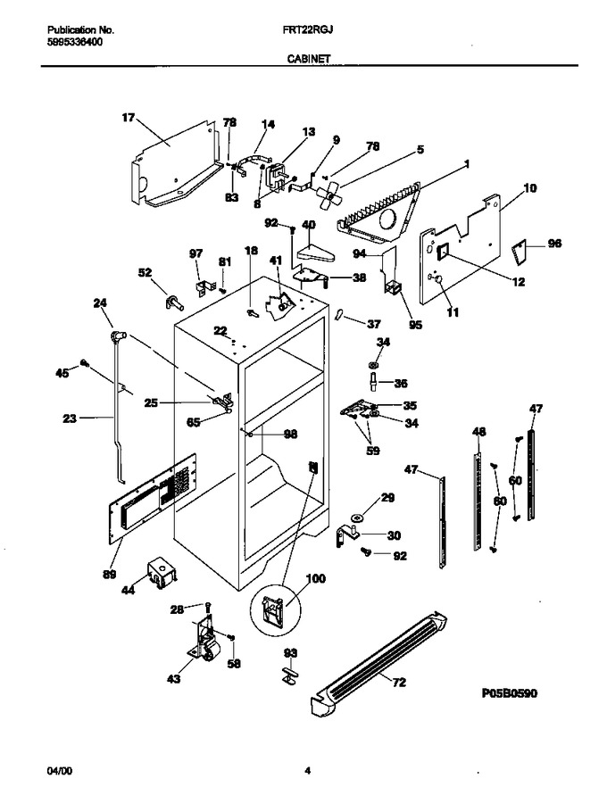 Diagram for FRT22RGJD0