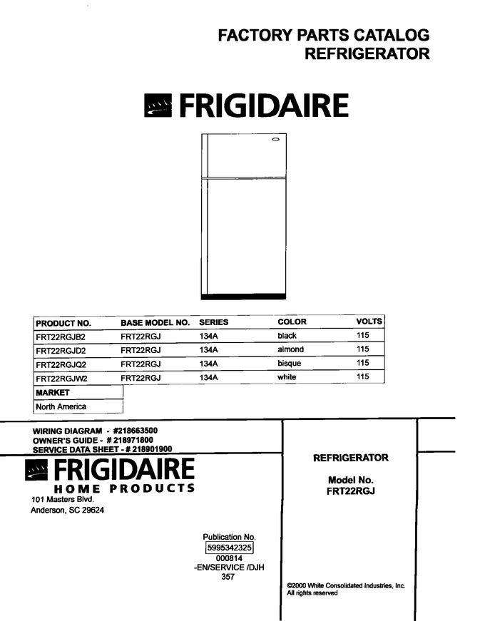 Diagram for FRT22RGJD2