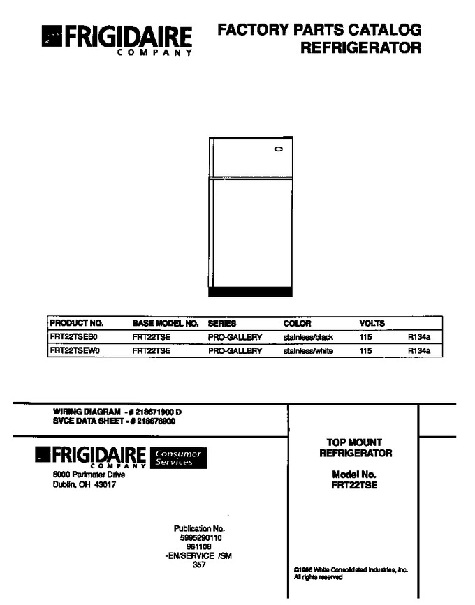 Diagram for FRT22TSEB0