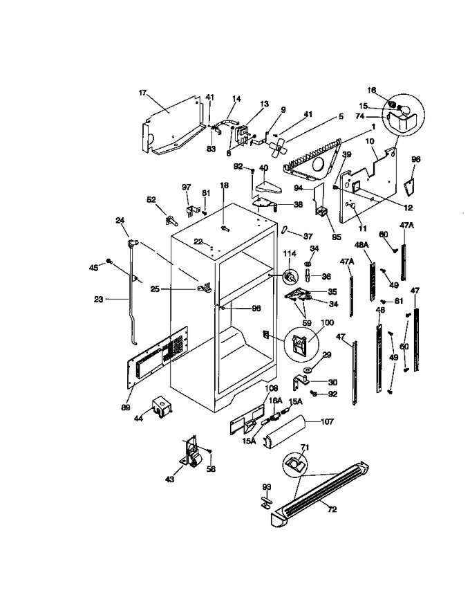 Diagram for FRT24TGCW1