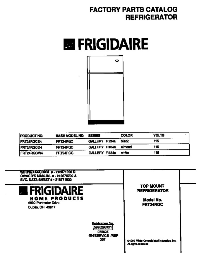 Diagram for FRT24RGCB4