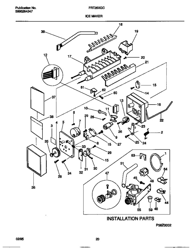 Diagram for FRT26XGCW0