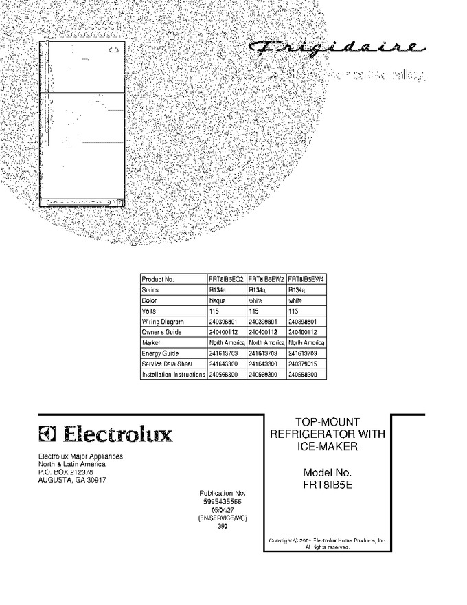Diagram for FRT8IB5EW4