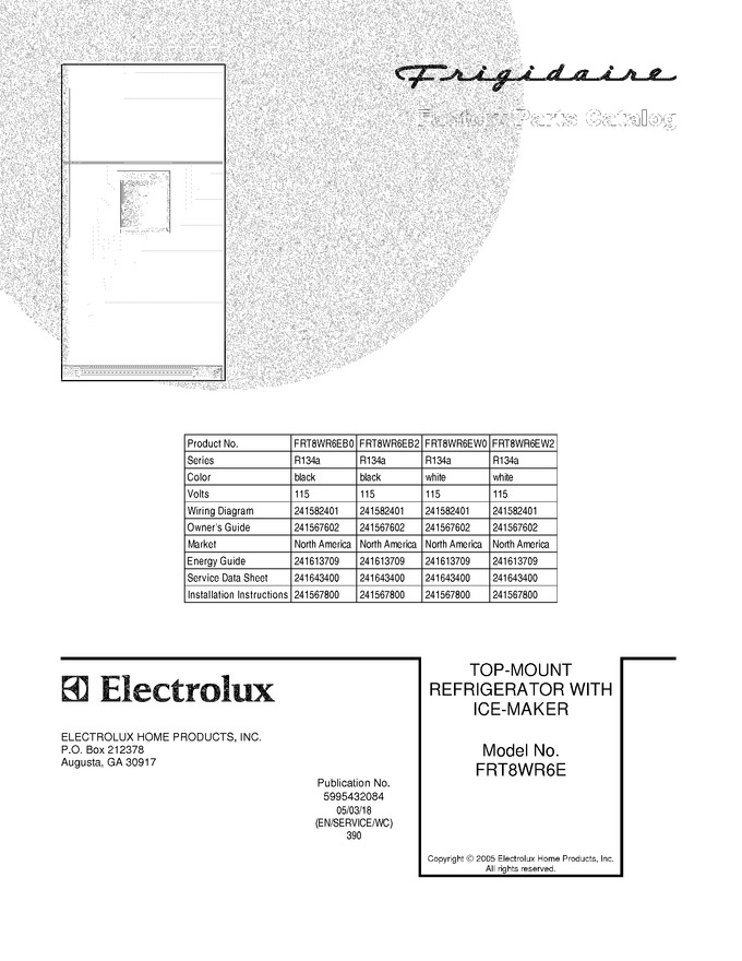 Diagram for FRT8WR6EW0