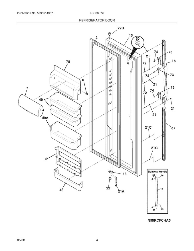 Diagram for FSC23F7HW7