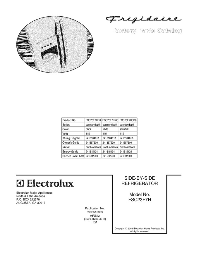Diagram for FSC23F7HW8