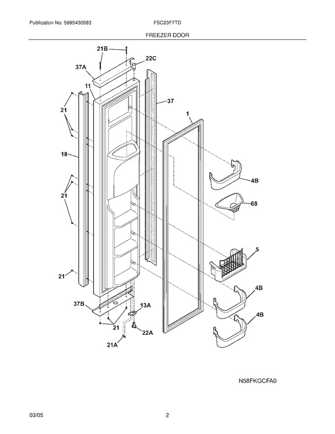 Diagram for FSC23F7TDW3