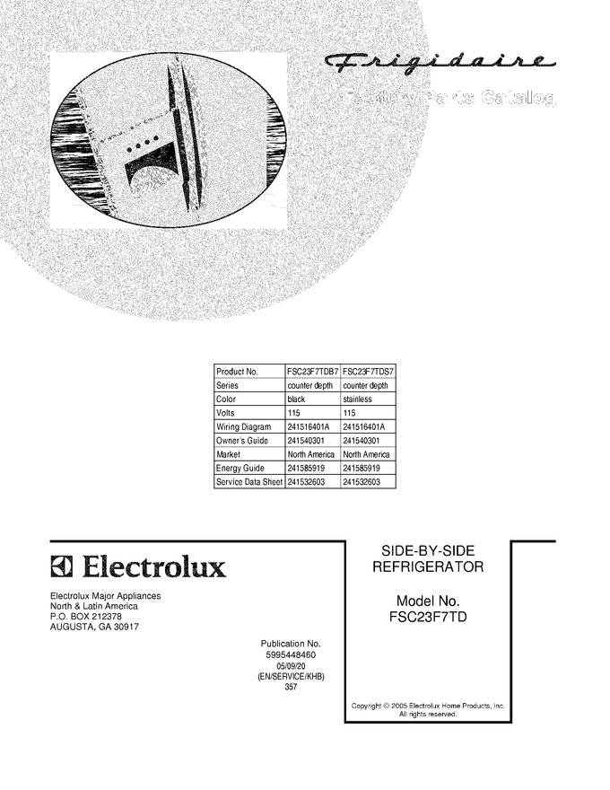 Diagram for FSC23F7TDB7