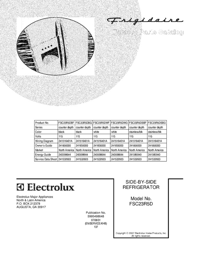 Diagram for FSC23R5DSBF