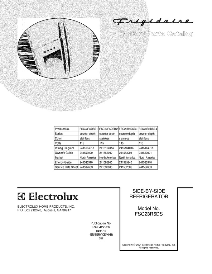 Diagram for FSC23R5DSB3