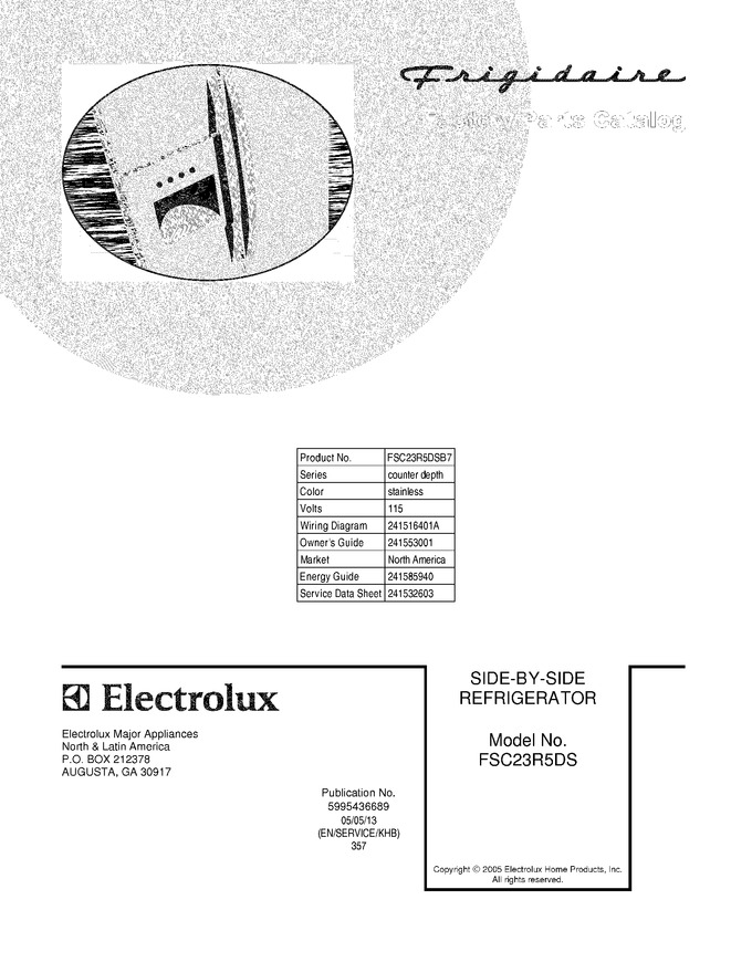 Diagram for FSC23R5DSB7