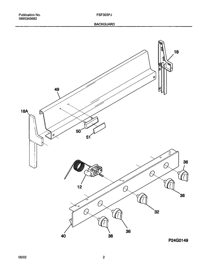 Diagram for FSF303PJDA