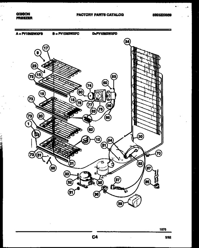 Diagram for FV10M2WXFD