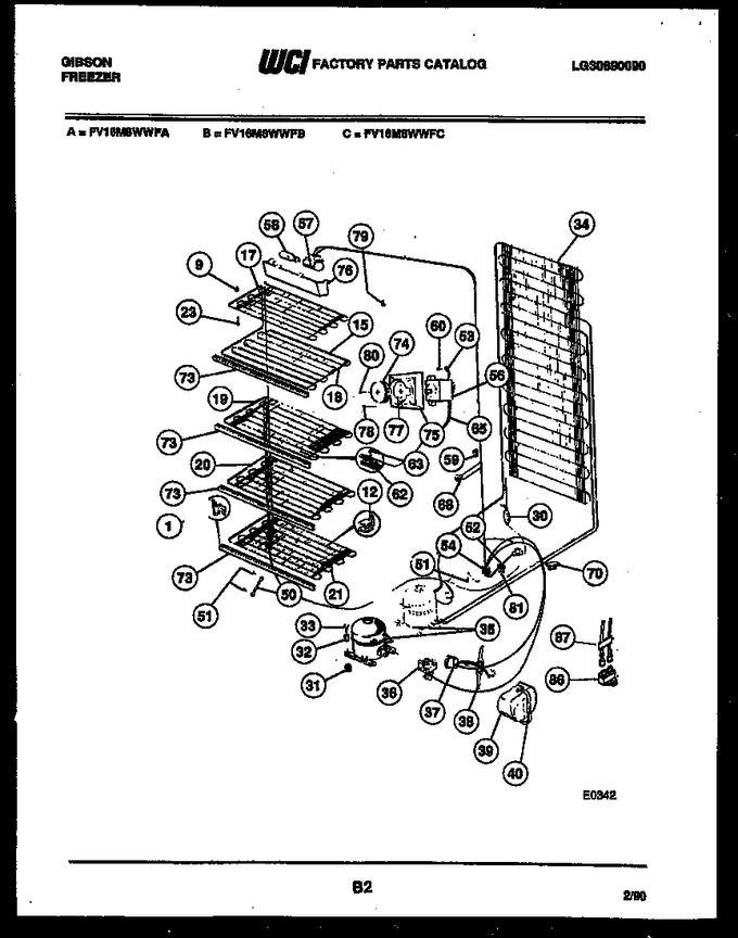 Diagram for FV16M8WWFB