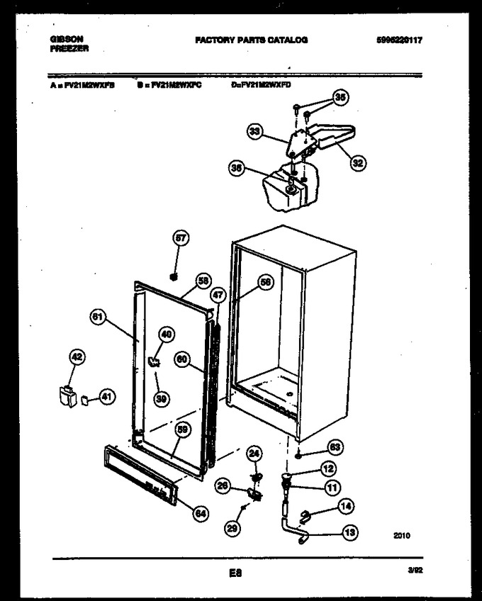 Diagram for FV21M2WXFB