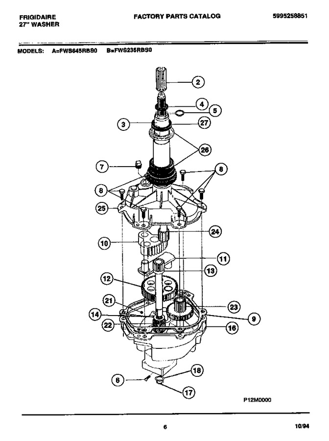Diagram for FWS645RBS0