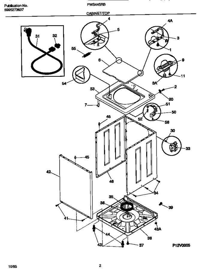 Diagram for FWS445RBT2