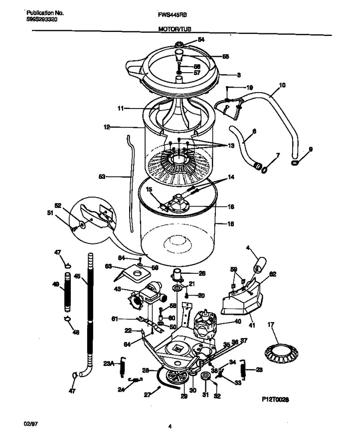 Diagram for FWS445RBT4
